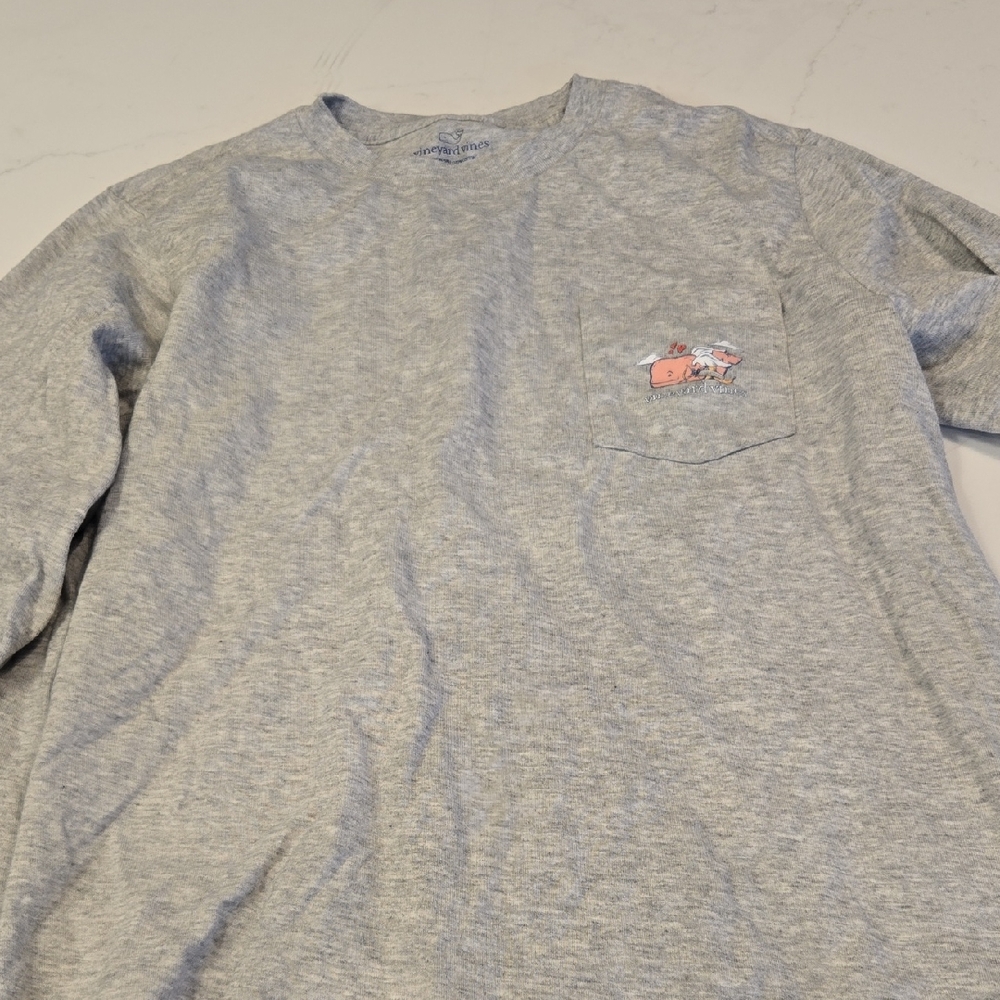 Vineyard Vines Gray Long Sleeve Tee